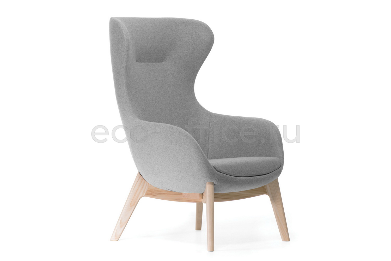 Офисное кресло Profoffice ELEGANCE WOOD Серый войлок купить в Екатеринбурге
