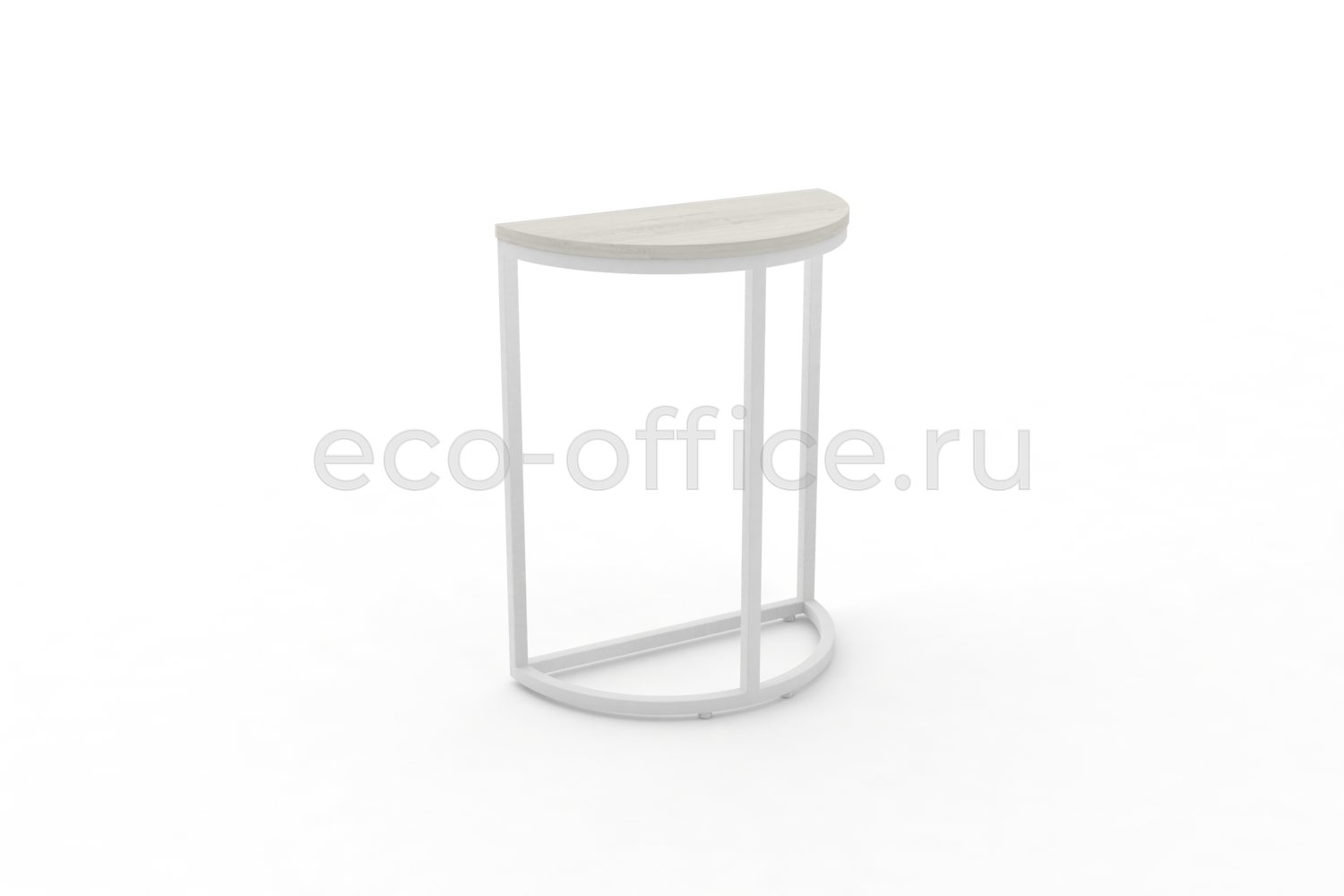 Стол журнальный SLICE-650 Дуб Наварра / Белый металл купить в Екатеринбурге