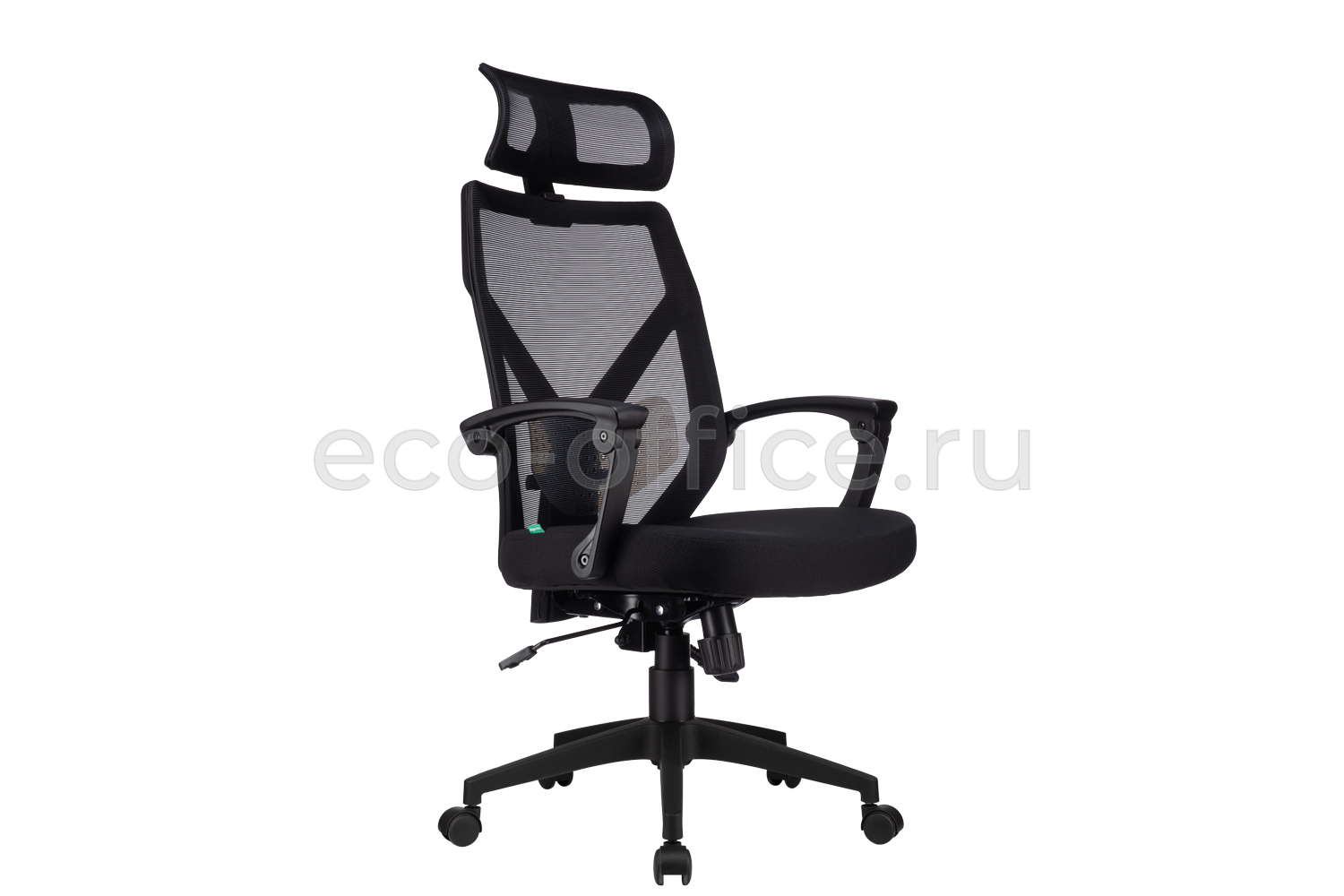 Кресло RV Chair OLIVER W-203 AC Чёрный пластик / Чёрная ткань купить в Екатеринбурге