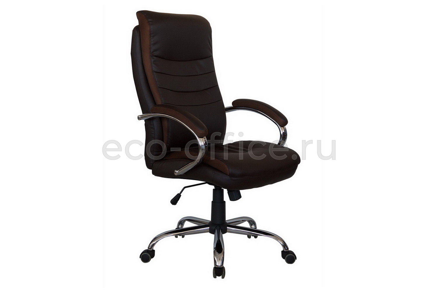 Кресло руководителя RV Chair HOOP 9131 Коричневая экокожа купить в Екатеринбурге