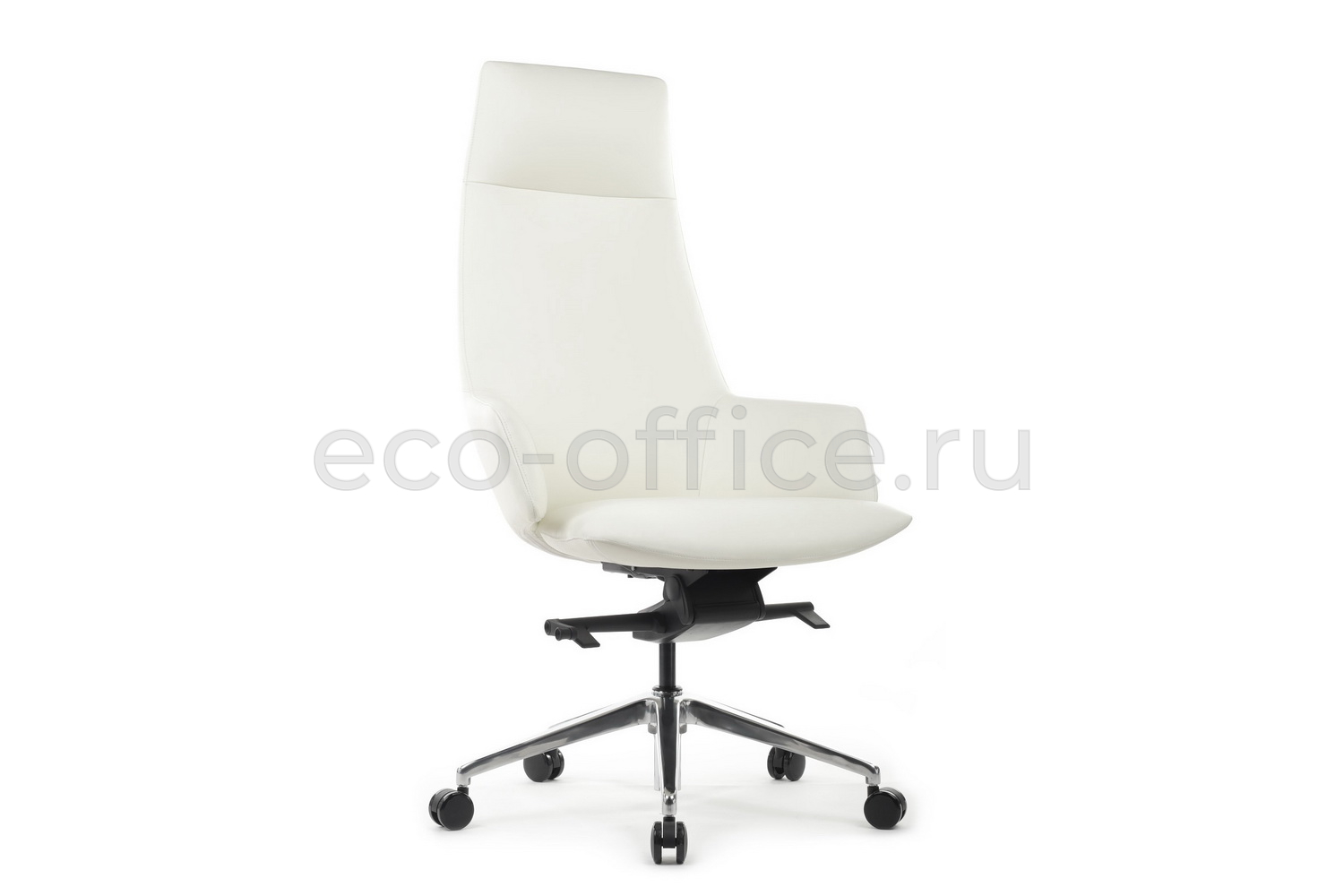 Кресло руководителя RV Design SPELL A1719 Белая кожа купить в Екатеринбурге