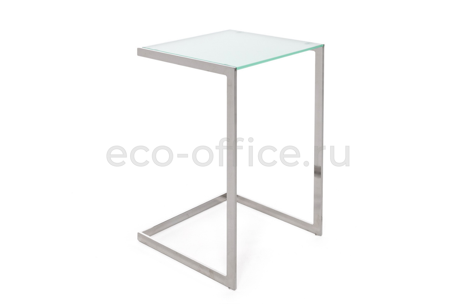 Стол кофейный TOWER polish base matt glass Матовое стекло купить в Екатеринбурге