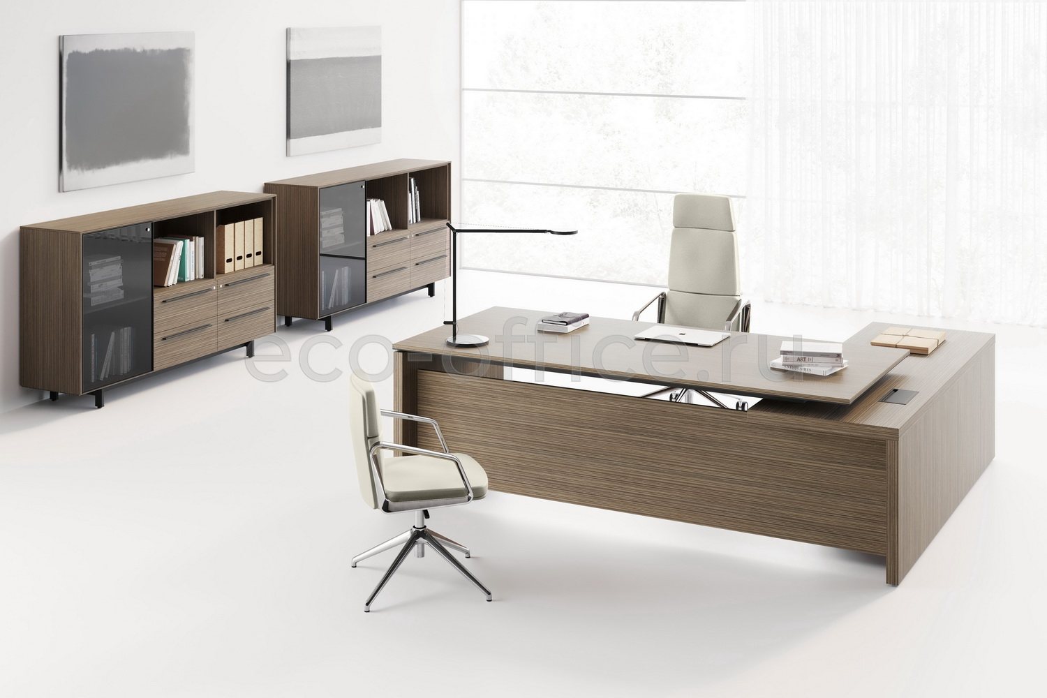 Кабинет руководителя E.O.S. Modern Walnut (Cod.13) купить в Екатеринбурге