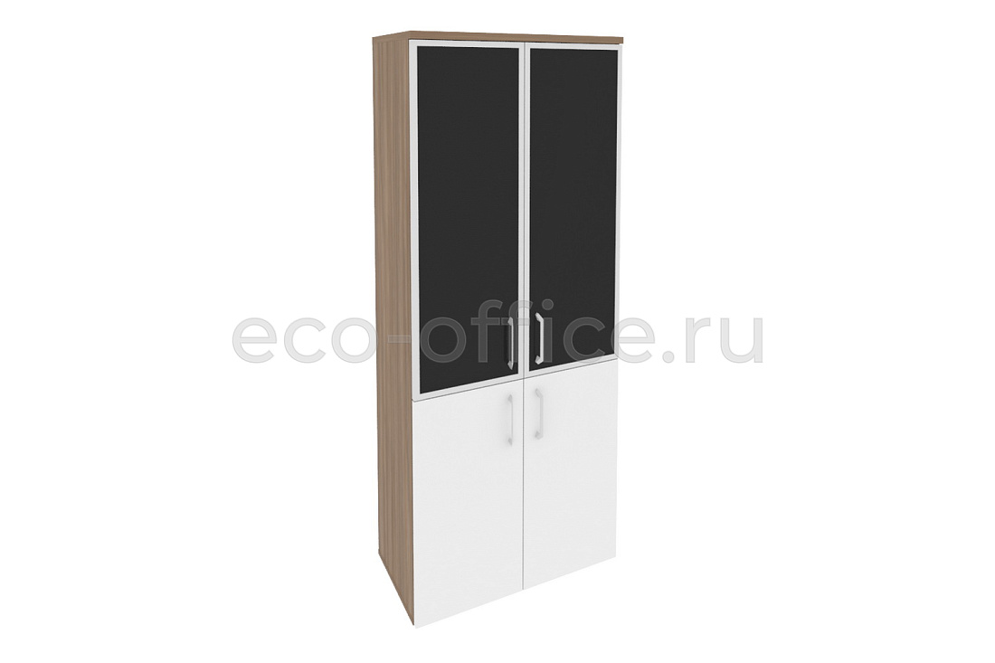 Шкаф высокий широкий ONIX O.ST-1.2 R black Дуб Аризона / Белый Бриллиант купить в Екатеринбурге