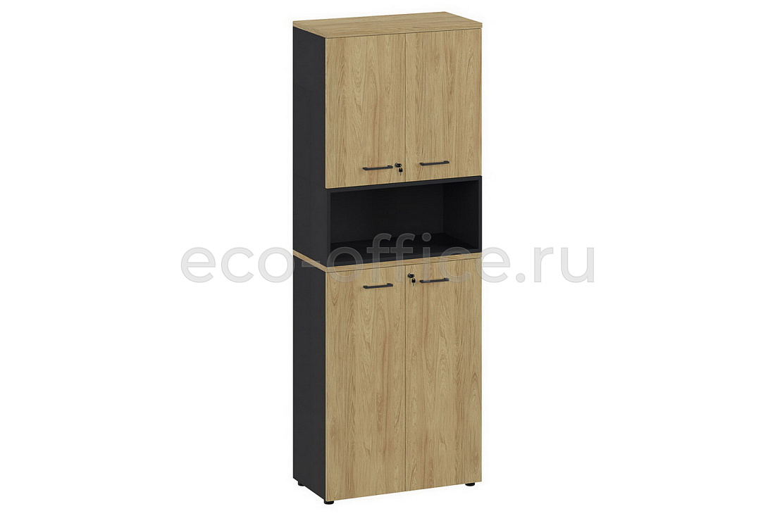 Шкаф высокий составной FLEX 221 hinged/open 156Z 15 156Z.34 Гикори купить в Екатеринбурге