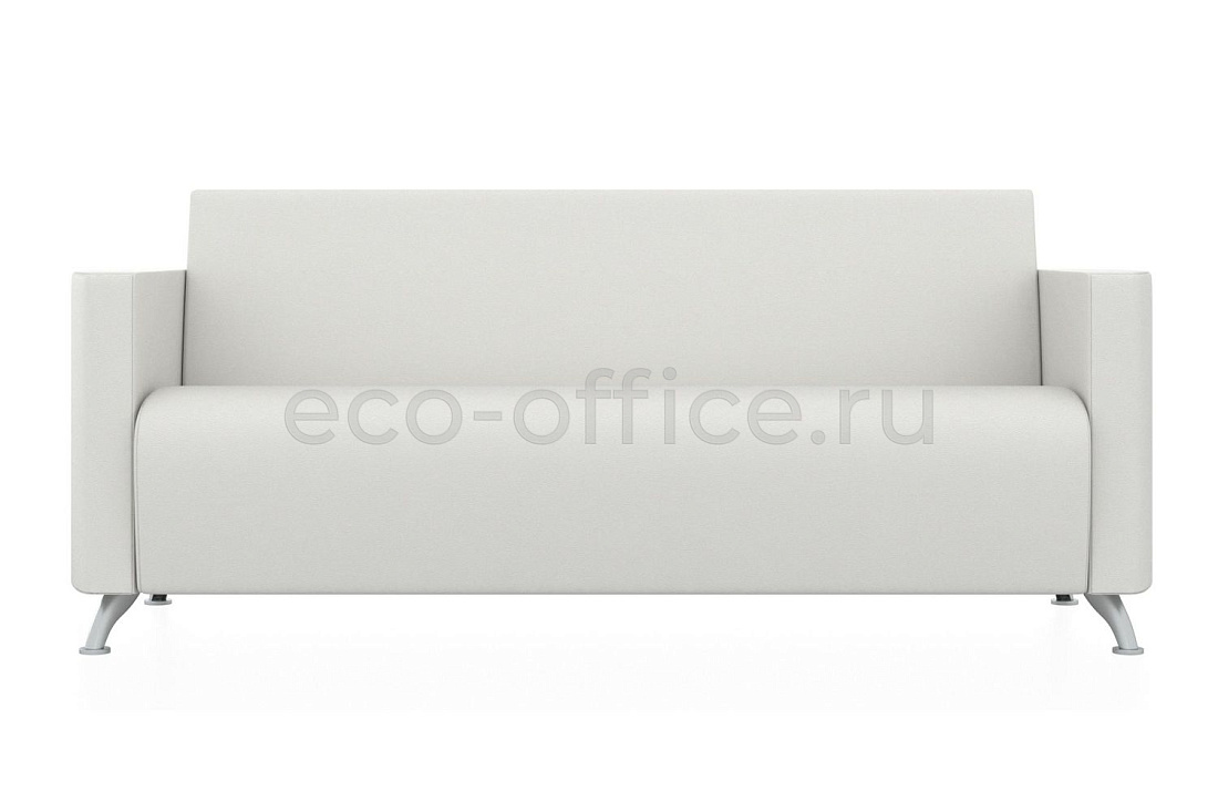Трехместный диван СИТИ экокожа Euroline 920 Ультра белый купить в Екатеринбурге