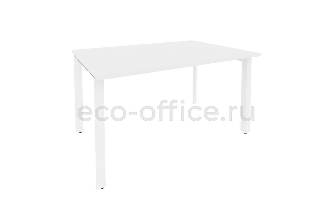 Стол переговорный (1 столешница) ONIX O.MP-PRG-1.3 Белый Бриллиант / Белый металл  купить в Екатеринбурге