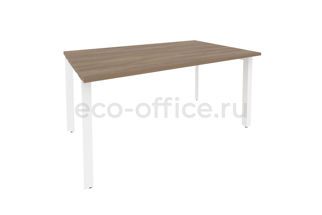 Стол переговорный (1 столешница) ONIX O.MP-PRG-1.4 Дуб Аризона / Белый металл  купить в Екатеринбурге