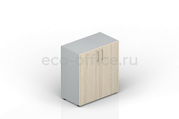 Шкаф для документов низкий EMLS762 Светлый дуб / Белый купить в Екатеринбурге