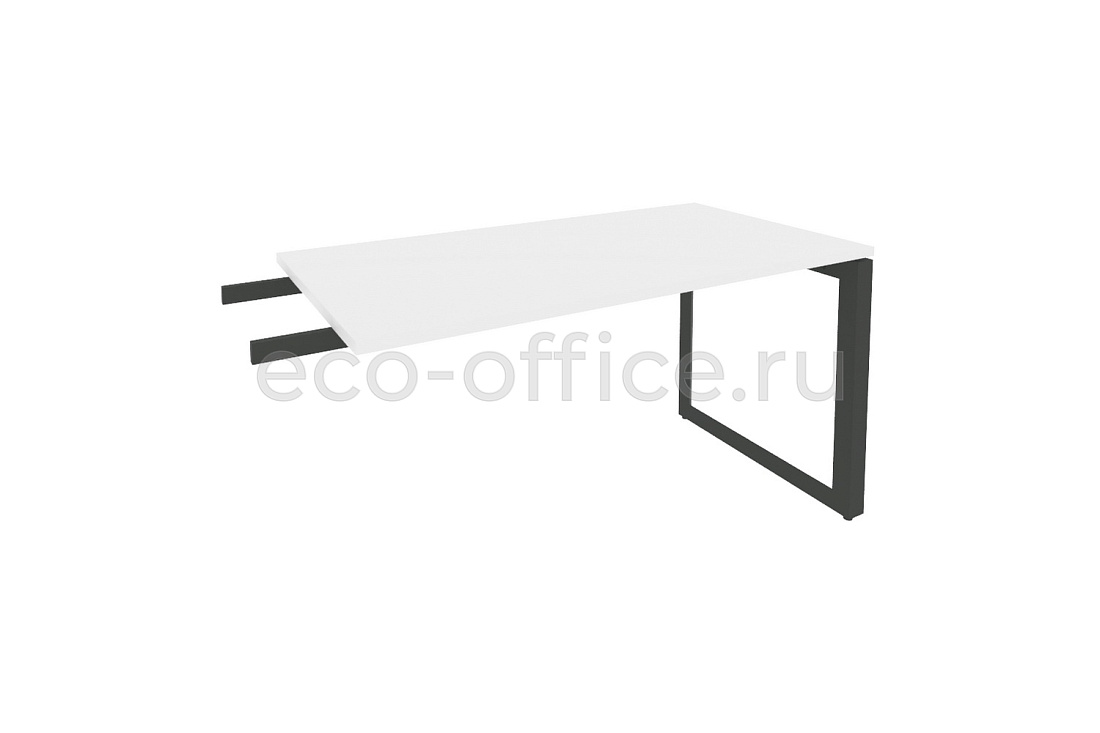 Брифинг-приставка на О-образном м/к ONIX O.MO-BR-13 Белый Бриллиант / Антрацит металл  купить в Екатеринбурге