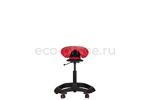 Динамическое кресло-седло ECO-CHAIR MT Fit Красная экокожа фото