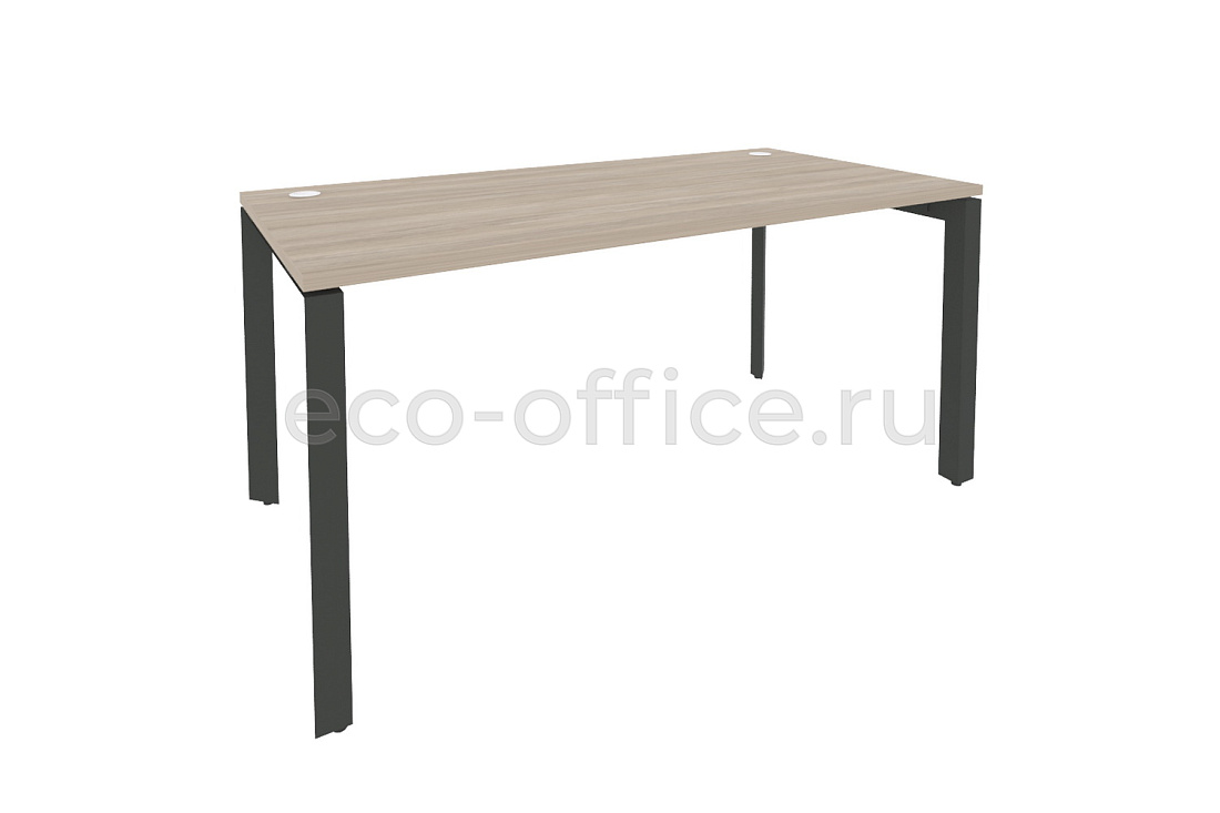 Стол рабочий на П-образном м/к ONIX O.MP-SP-4.8 Дуб Аттик / Антрацит металл  купить в Екатеринбурге