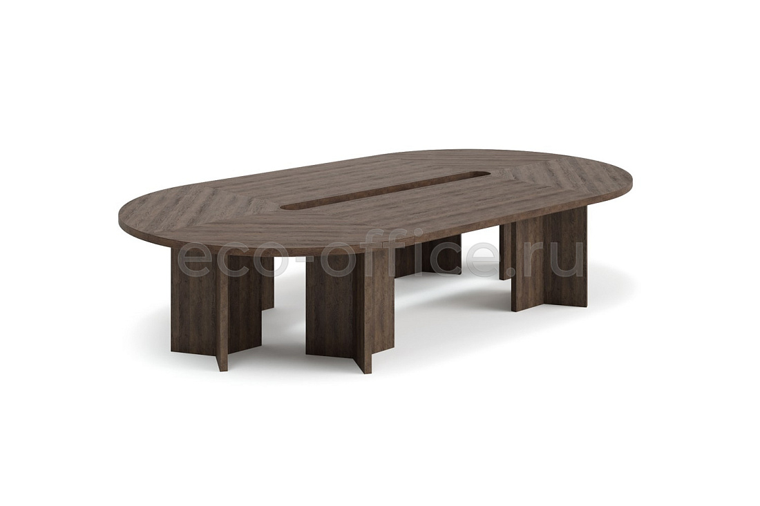 Стол переговоров LAVA Conference table 360x200 Табак купить в Екатеринбурге
