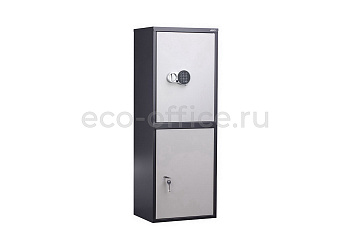 Шкаф бухгалтерский AIKO SL-125/2T EL Графит (RAL 7024) / Светло-серый (RAL 7038) купить в Екатеринбурге