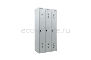 Шкаф для раздевалок ПРАКТИК Стандарт LS-31 Серый RAL 7038 купить в Екатеринбурге