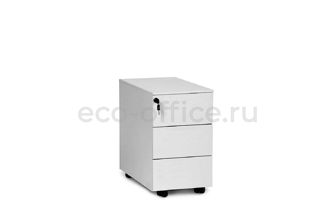 Тумба мобильная 3 ящика узкая UNI СSP3 BI / 5133764901 CS3 BI / 5133359901Белый купить в Екатеринбурге
