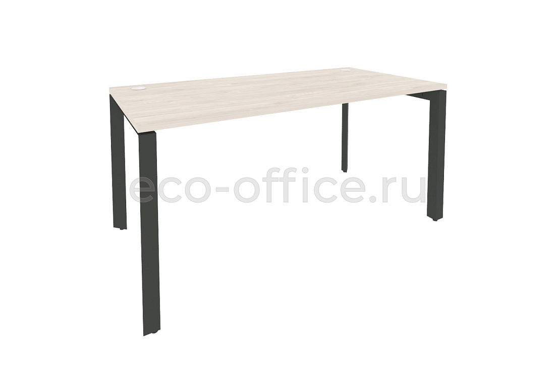 Стол рабочий на П-образном м/к ONIX O.MP-SP-4.8 Денвер Светлый / Антрацит металл купить в Екатеринбурге