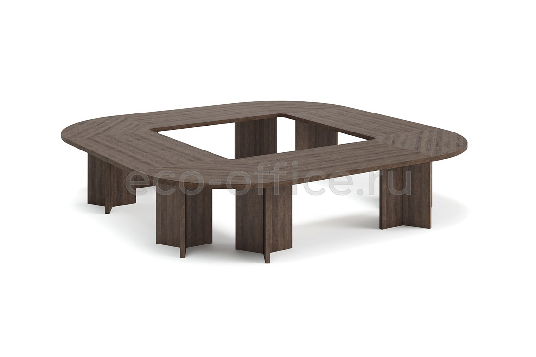 Стол переговоров LAVA Conference table 360x360 Табак купить в Екатеринбурге
