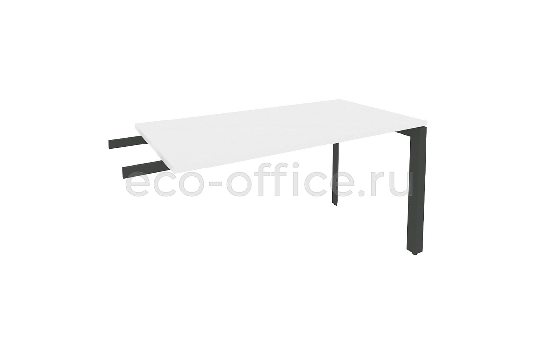 Брифинг-приставка на П-образном м/к ONIX O.MP-BR-13 Белый Бриллиант / Антрацит металл  купить в Екатеринбурге