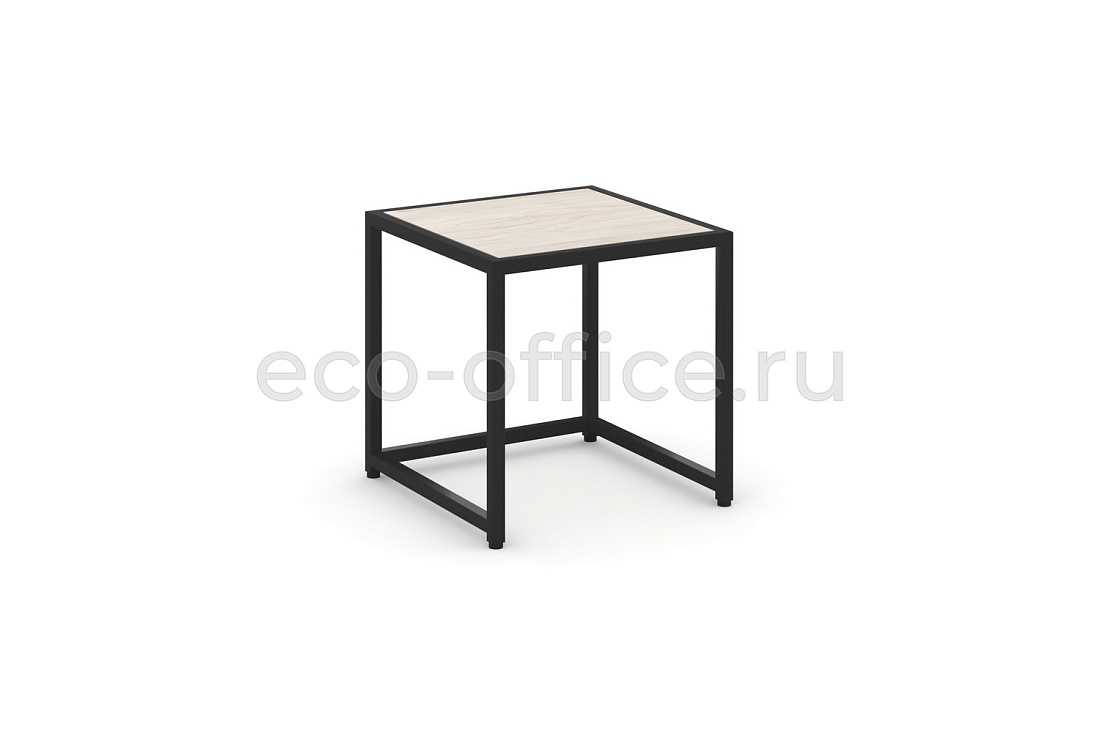 Стол журнальный LOFT VR.L-SJK-40 Денвер Светлый / Чёрный металл купить в Екатеринбурге