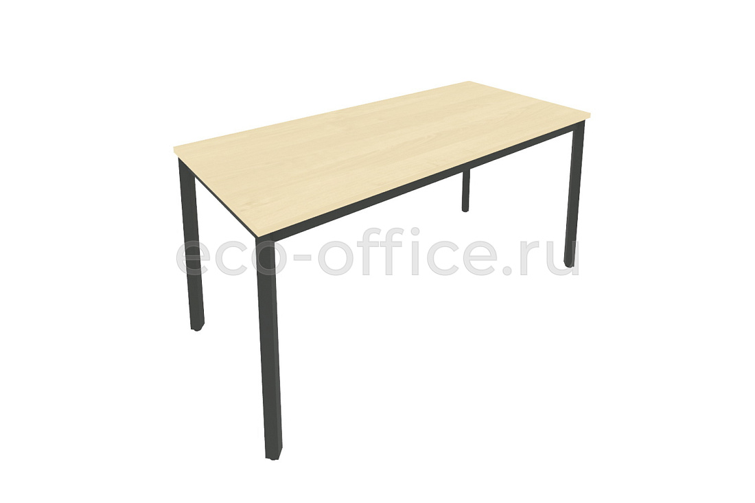 Стол письменный на металлокаркасе SLIM SYSTEM С.СП-6 Клён / Антрацит металл купить в Екатеринбурге