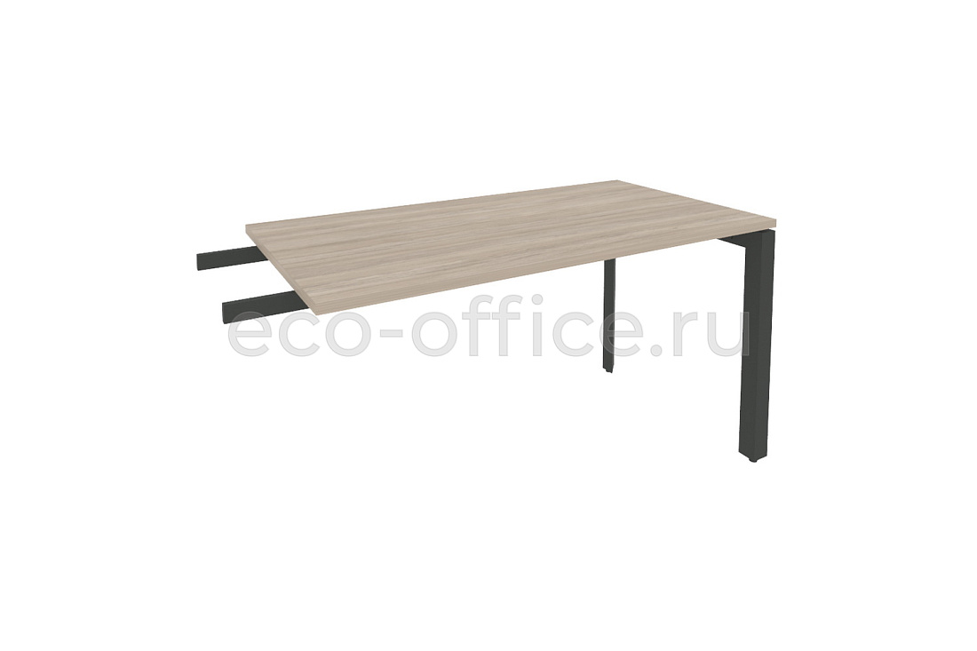 Брифинг-приставка на П-образном м/к ONIX O.MP-BR-13 Дуб Аттик / Антрацит металл  купить в Екатеринбурге