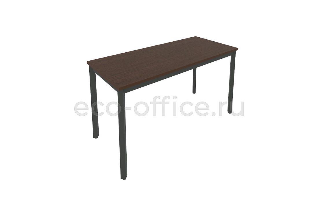 Стол письменный на металлокаркасе SLIM SYSTEM С.СП-5.1 Венге Цаво / Антрацит металл купить в Екатеринбурге