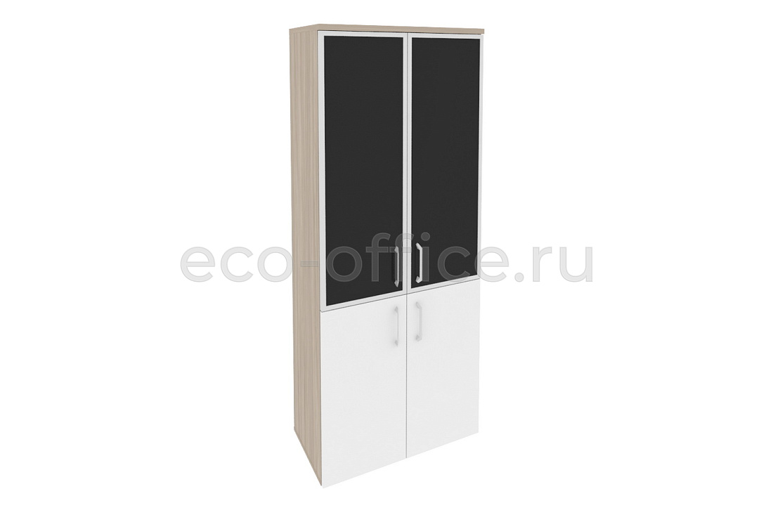 Шкаф высокий широкий ONIX O.ST-1.2 R black Дуб Аттик / Белый Бриллиант купить в Екатеринбурге