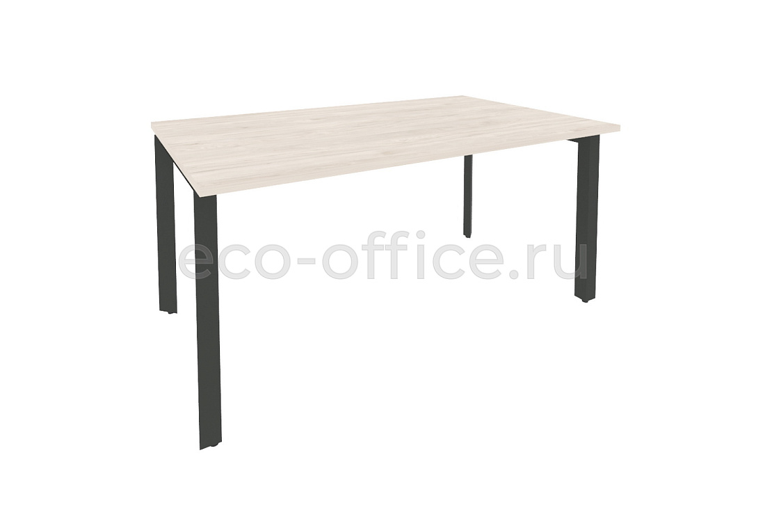 Стол переговорный (1 столешница) ONIX O.MP-PRG-1.4 Денвер Светлый / Антрацит металл купить в Екатеринбурге
