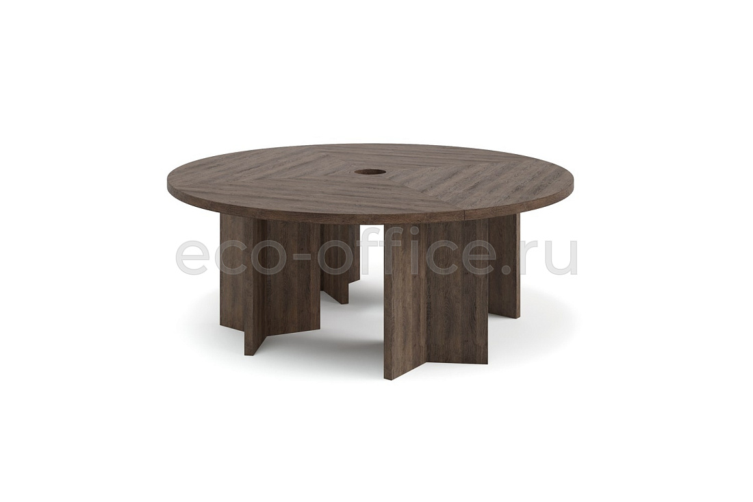 Стол переговоров LAVA Conference table D.200 Табак купить в Екатеринбурге