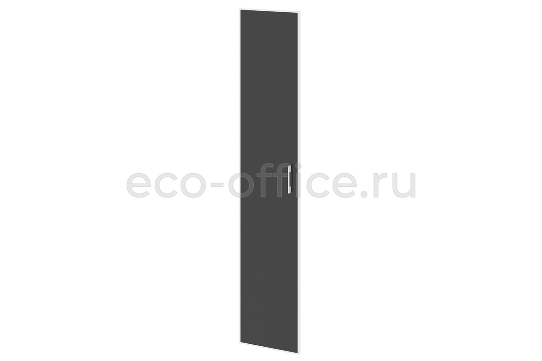 Дверь высокая стеклянная левая YALTA LT.S-1 R (L) black Чёрное стекло купить в Екатеринбурге