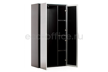 Гардероб 2 двери GALA NEWLIB2/899 + LIBSH/899 BLACK GLASS купить в Екатеринбурге