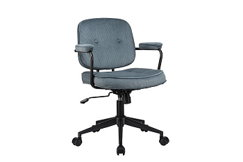 Кресло ECO-CHAIR CHESTER W-221T Синий велюр купить в Екатеринбурге