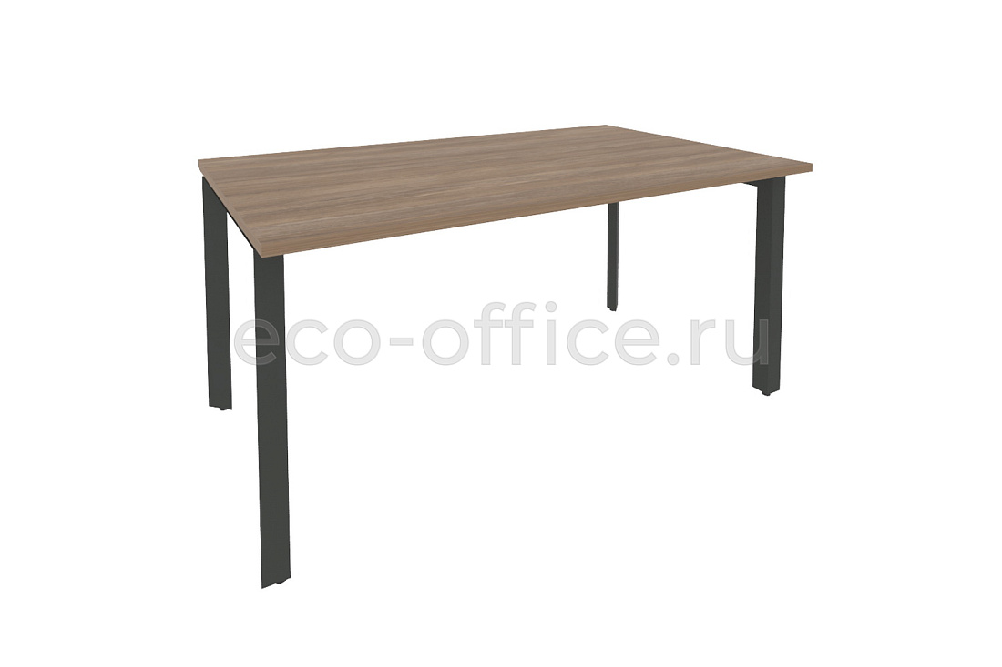 Стол переговорный (1 столешница) ONIX O.MP-PRG-1.4 Дуб Аризона / Антрацит металл  купить в Екатеринбурге
