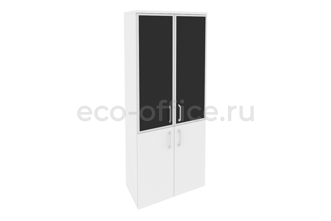 Шкаф высокий широкий ONIX O.ST-1.2 R black Белый Бриллиант купить в Екатеринбурге